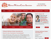Tablet Screenshot of midwestwellnessca.com